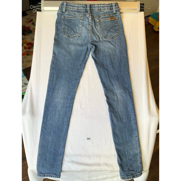 Joe’s Big Girl Skinny Jeans size 16 Blue Mid Rise Stretch Boot Adjustable Waist - Picture 11 of 12